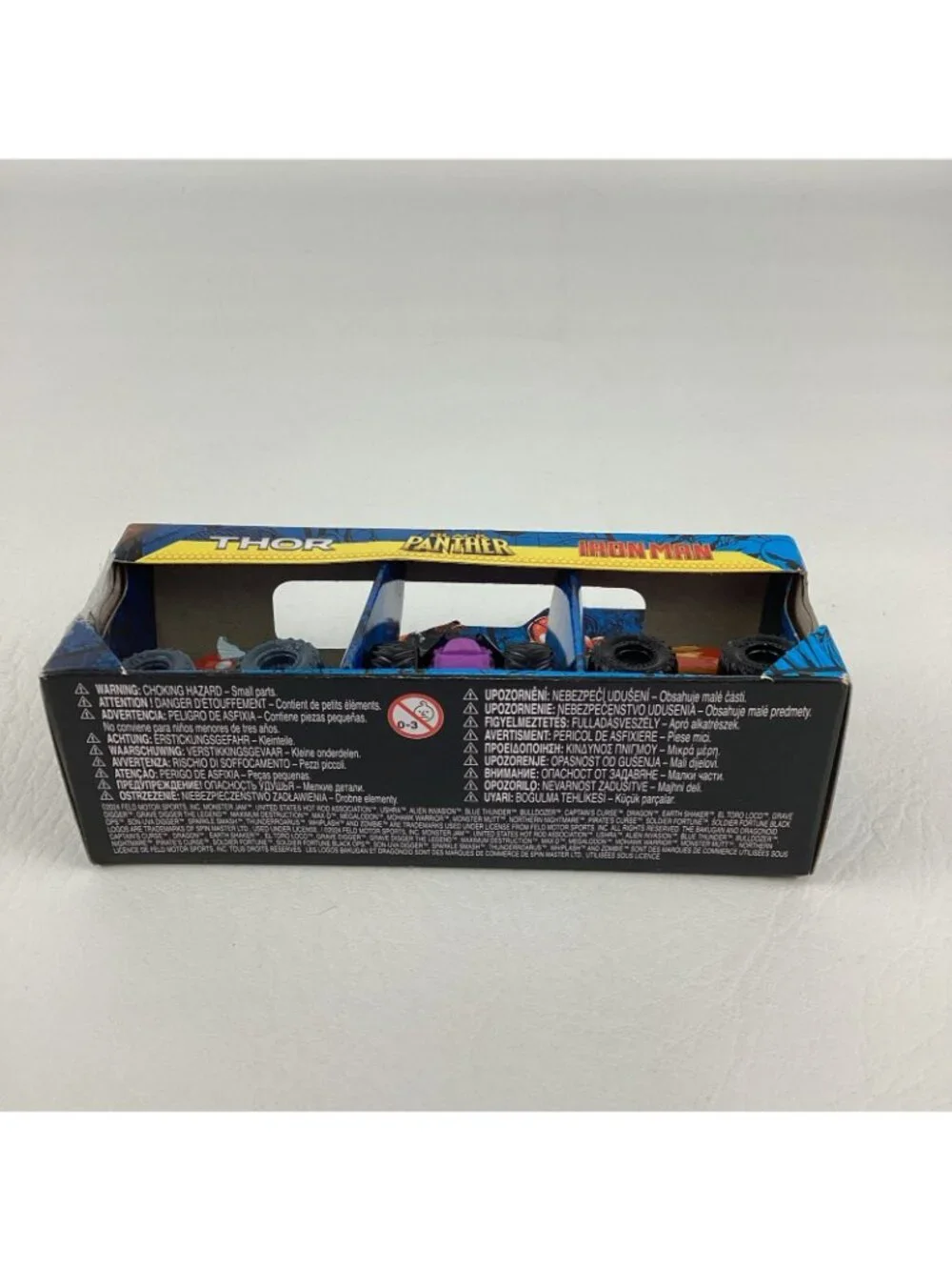 Hot Wheels Monster Jam Marvel Minis Thor Black Panther Iron Man Spin Master 2024